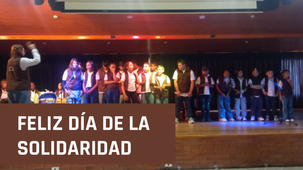 feliz día de la solidaridad